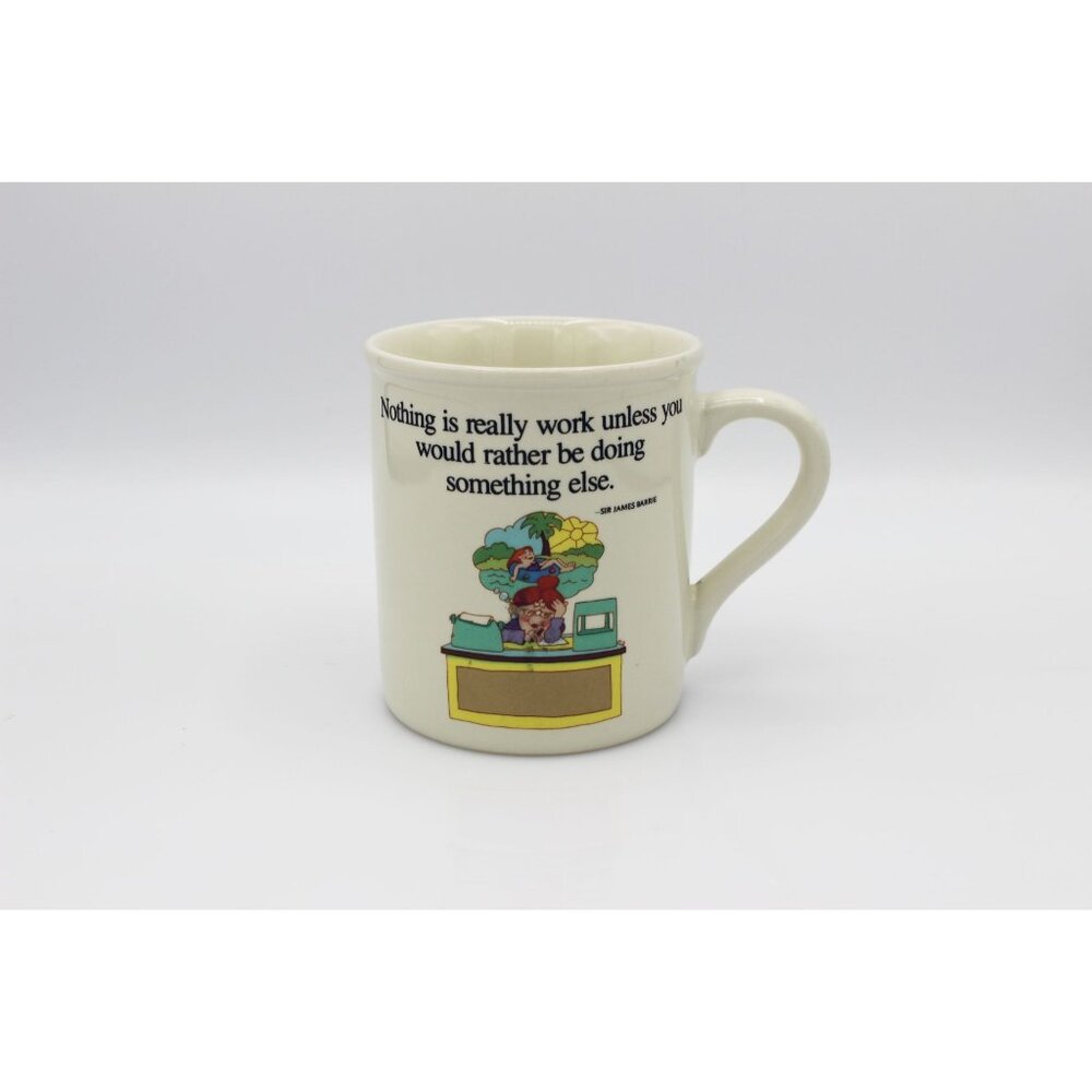 Vintage cartoon graphic Drawing Board Coffee Mug  Japan